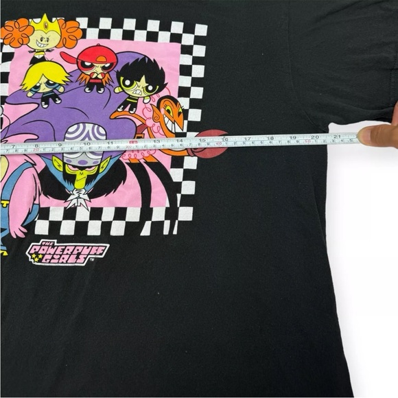 The Powerpuff Girls Mens Large Black T-Shirt Graphic Mojo Jojo Cartoon Network - Picture 7 of 8
